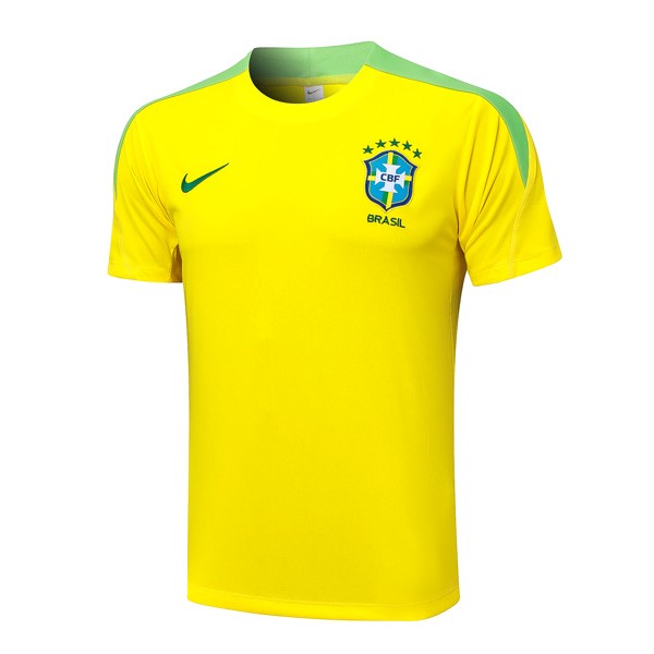 Camiseta Entrenamiento Brasil 2024-25 Amarillo Verde